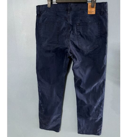 GOODFELLOW & CO NAVY BLUE MENS CHINO PANTS SIZE 36 WAIST X 30 INSEAM - Picture 2 of 11